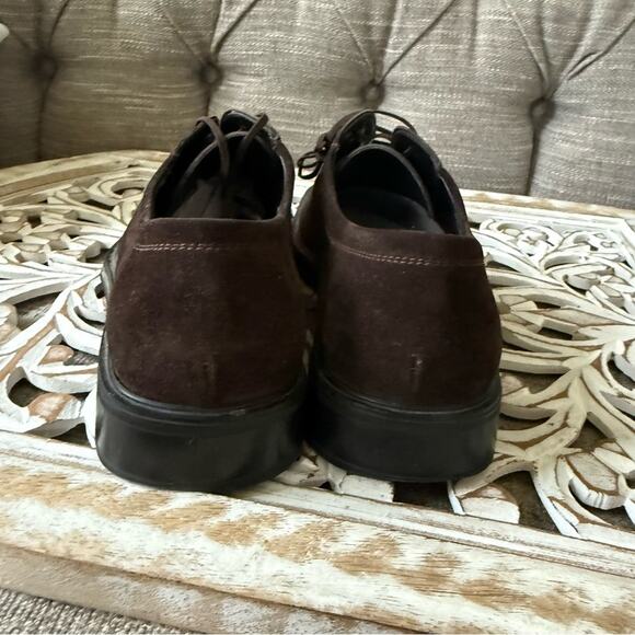 Salvatore Ferragamo Brown Suede Leather Oxford Shoes Men’s 8.5 main image 6